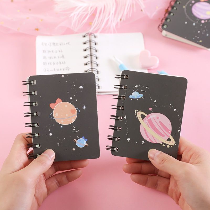 

Buku Catatan Notebook Mini Motif Galaxy Planet