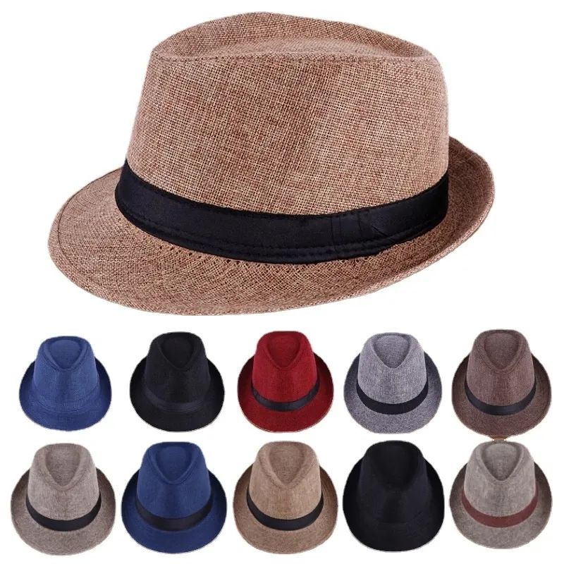 Topii fedora laken jazz topi fedora vintage import