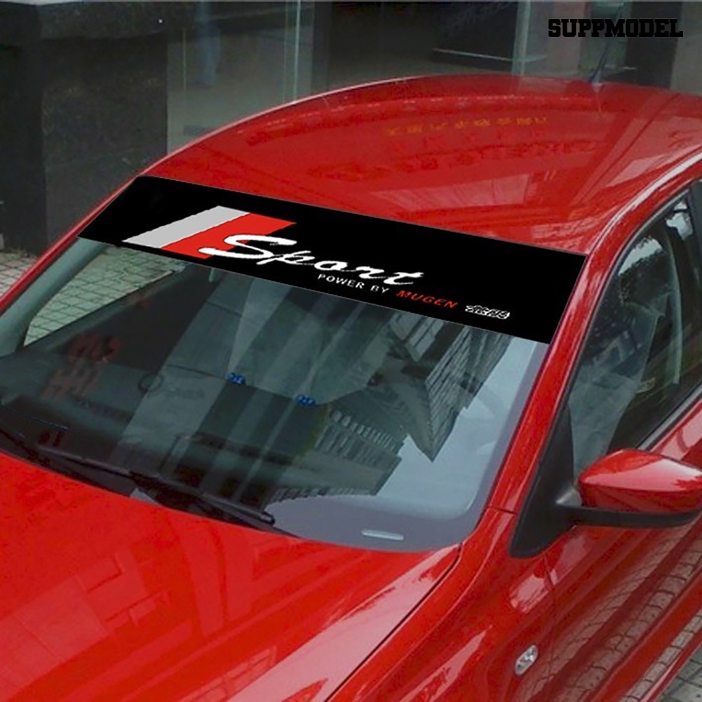[SM] Stiker Kaca Depan Belakang Kaca Depan Mobil Reflektif Perekat Diri Sport Decal