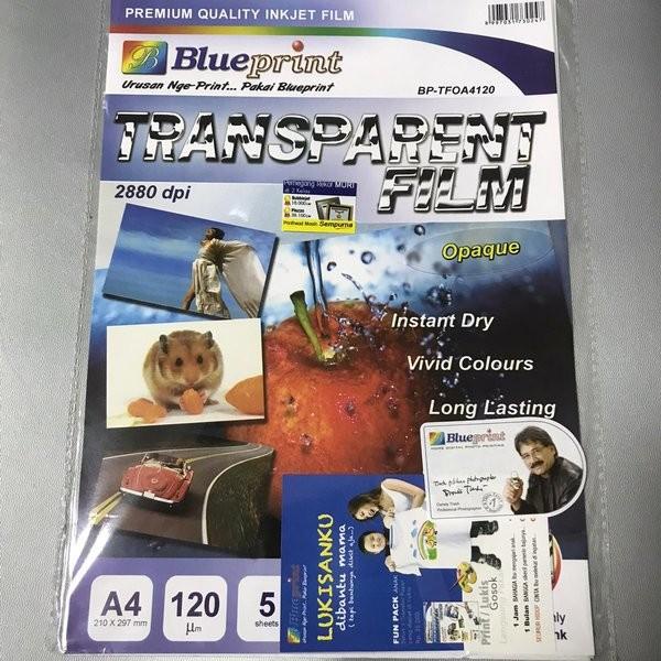 

ATK KERTAS FILM TRANSPARAN TRANSPARENT FILM BLUEPRINT OPAQUE A4 120M
