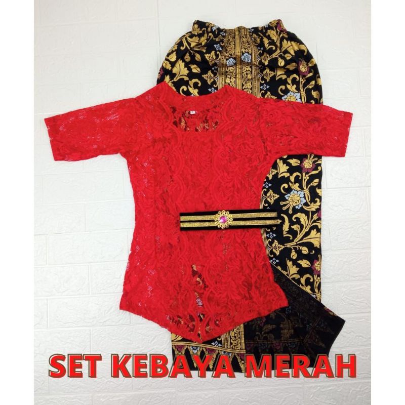 Setelan Kebaya Bali Modern Wanita Kebaya Obi Rok Prada Murah Kebaya Bali Grosir