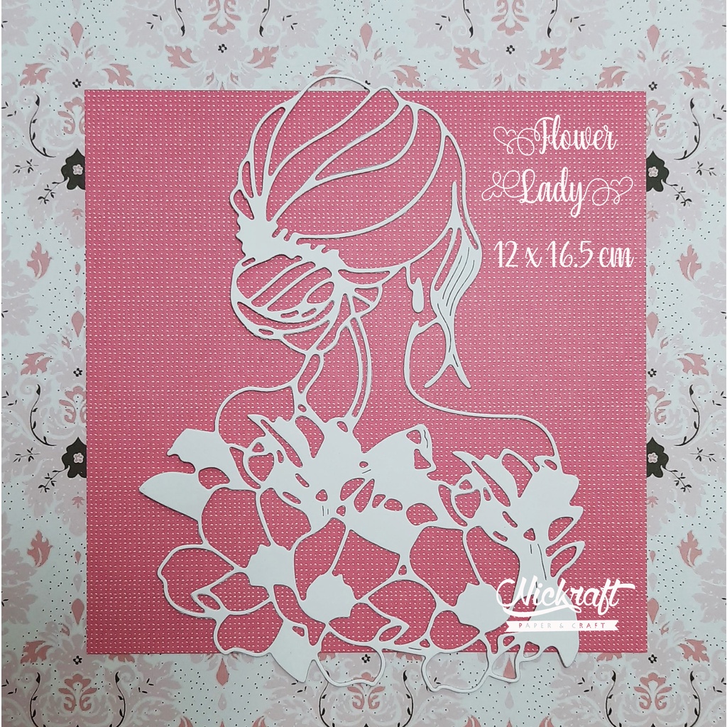 

FLOWER LADY - Hiasan Scrapbook Jurnal