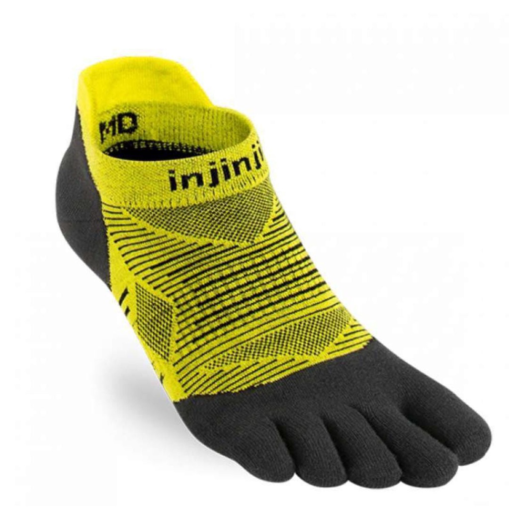 INJINJI PERFORMANCE - NO SHOW - SIZE L - kaos kaki anti blister - LIMEADE