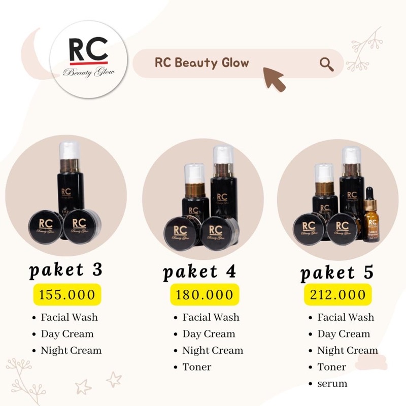 RC BEAUTY GLOW RC SKINCARE