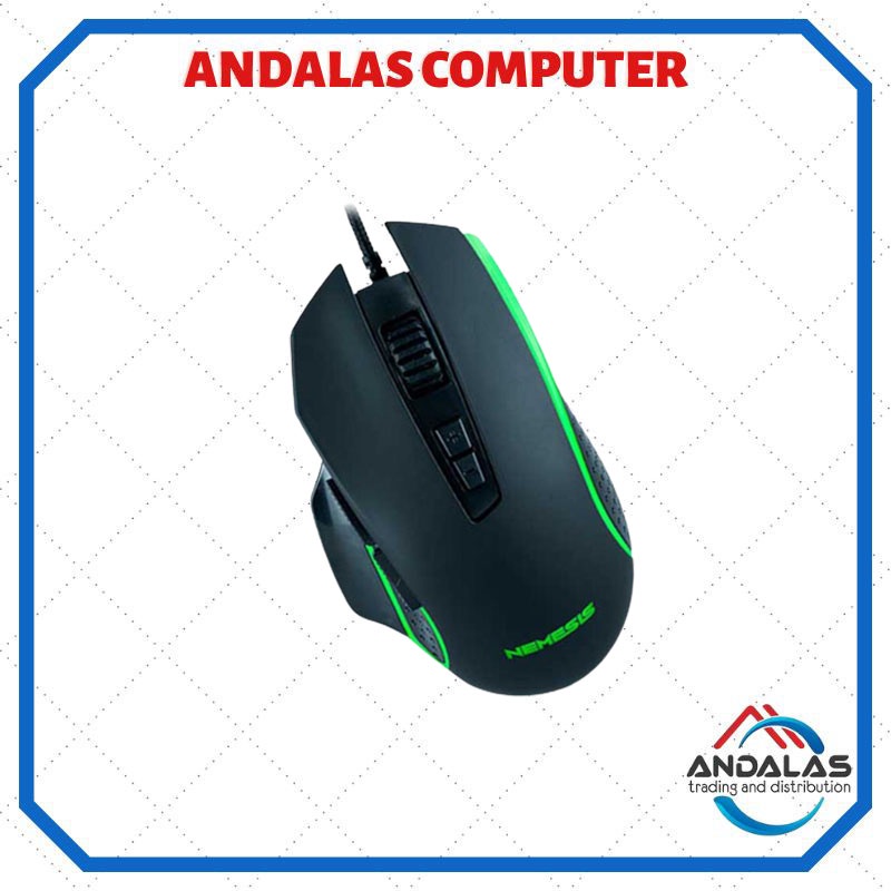 MOUSE MOS GAMING GAME NYK TERMINATOR HK-100 LAPTOP KOMPUTER WIRED USB KABEL