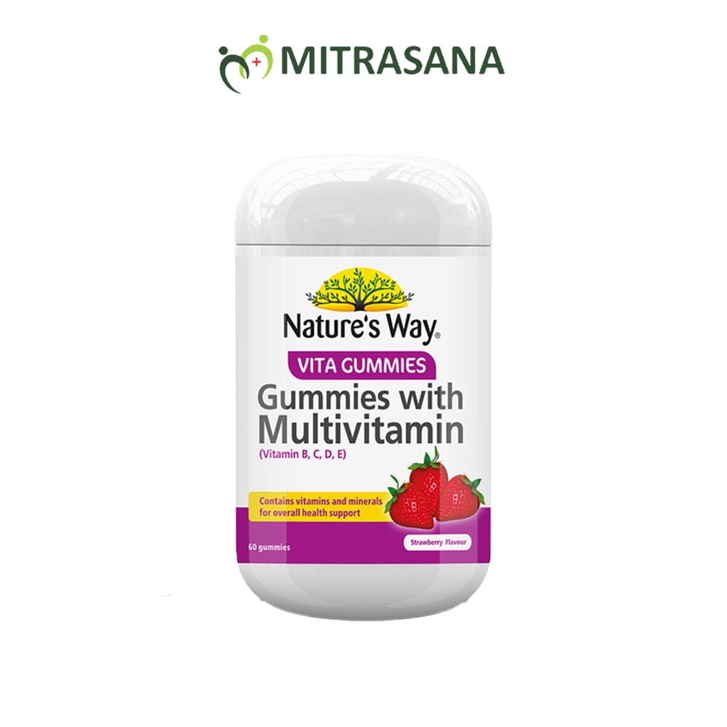 Natures Way Adult Multi Vita Gummies (60) - membantu meningkatkan kesehatan dan energi