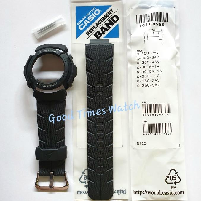 PAKET STRAP BEZEL G-SHOCK G 300 FIT G 301B G 306X CASIO ORIGINAL