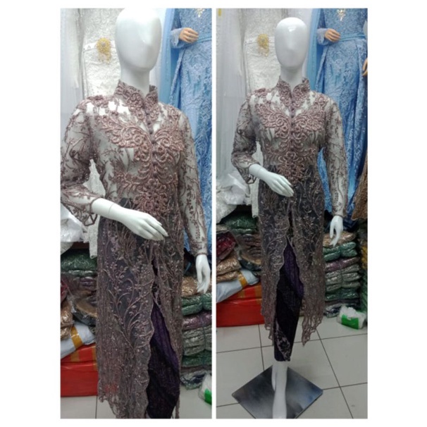 kebaya ibu besan full Payet depan belakang sematakai)