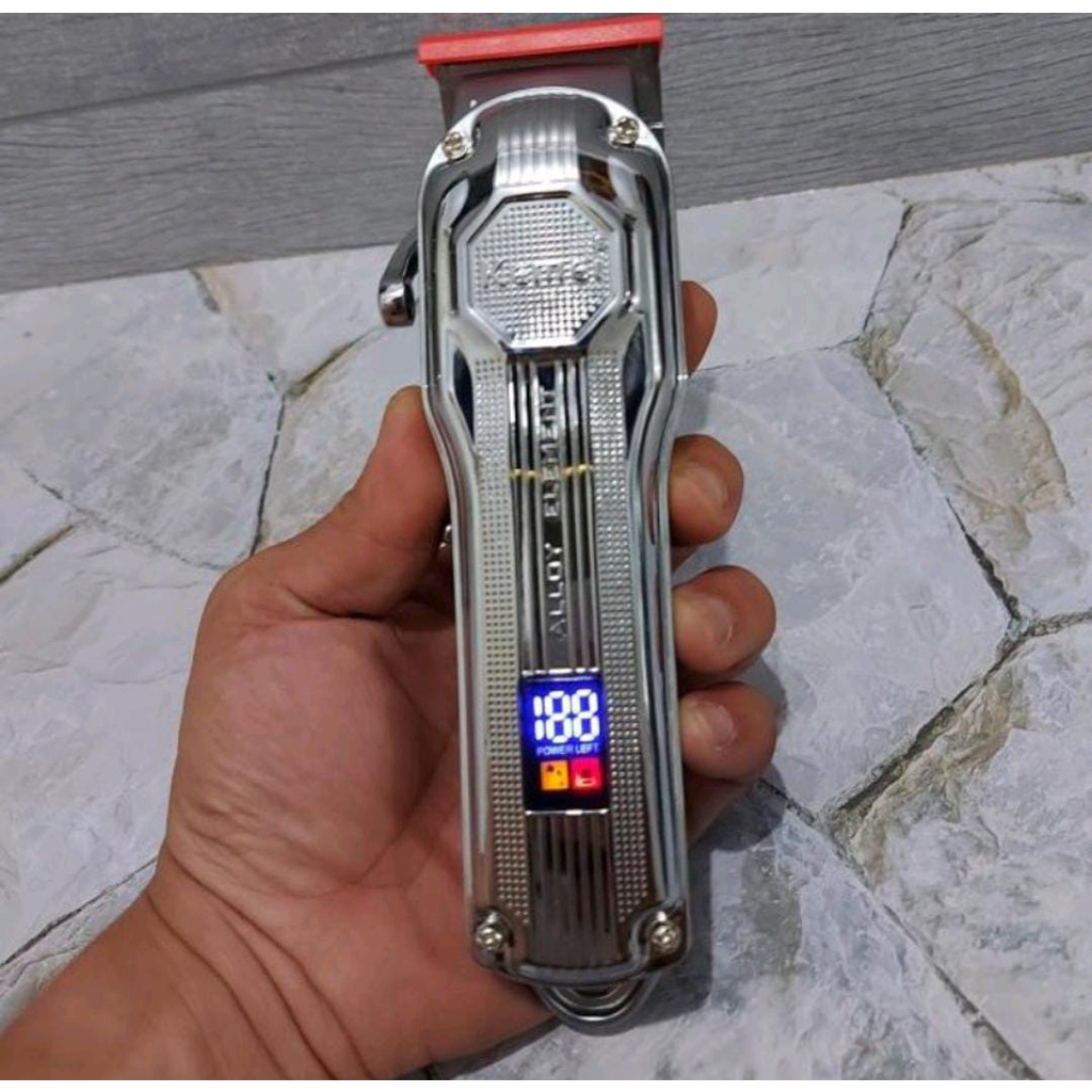 KEMEI 517 ORIGINAL Alat Cukur Cukuran Pangkas Rambut CAS Hair Clipper LCD KM517 KM-517