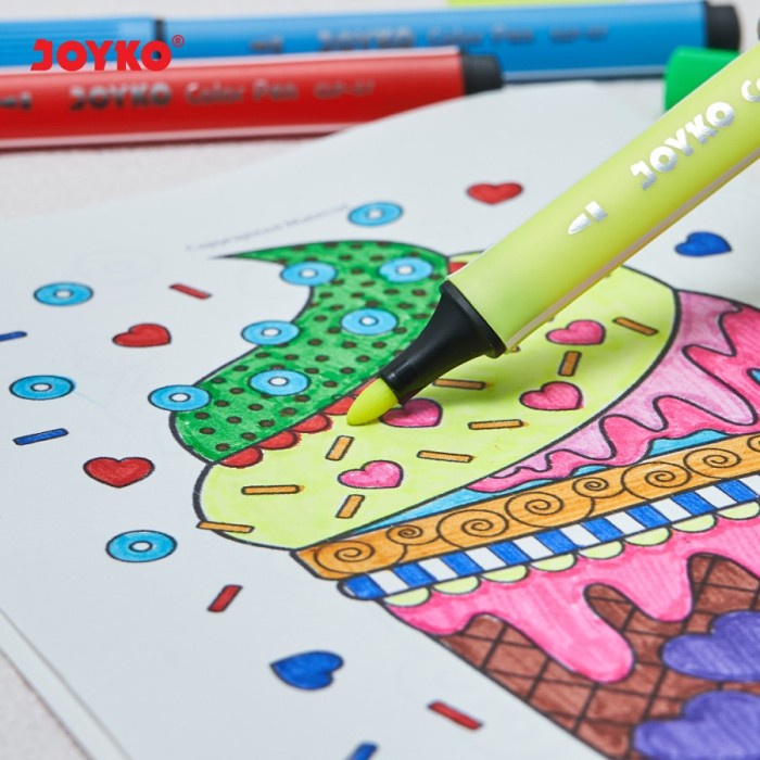 

Terlaris ✨ -Joyko Color Pen CLP-57-48 Color / Pena Spidol Warna Washable Murah- 2.1.23
