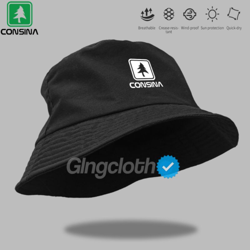 Topi Consina Gunung Bucket / Bucket Hat Pria Wanita Dewasa Consina Outdoor