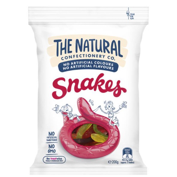 

The Natural Confectionery Co. - Snakes 200gr