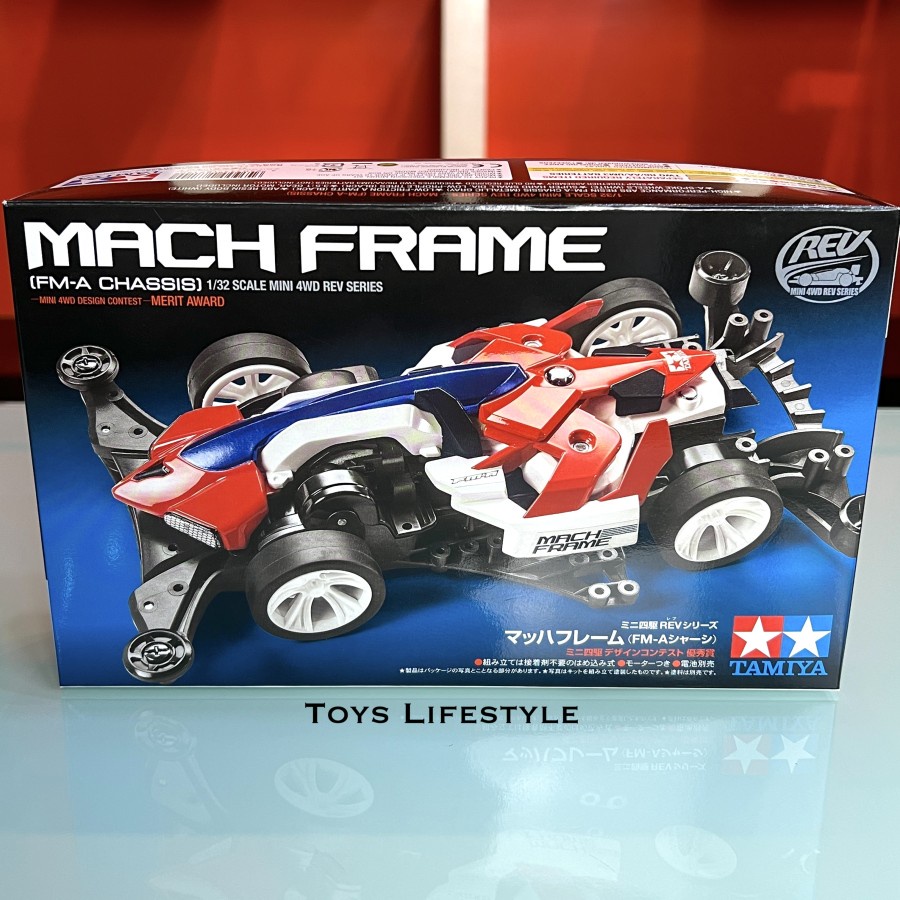 Mainan Rakit Mobil Tamiya Mini 4WD - Mach Frame (ORIGINAL)