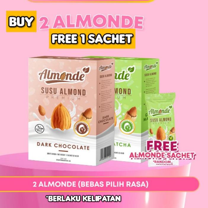Diskon ALMONDE PREMIUM ALMOND untuk ibu hamil & Program Hamil / Almonde Susu Ibu Hamil / Almonde Sus