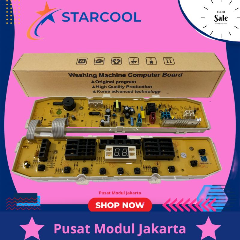 LG WF-S7005CM modul pcb mesin cuci Top Loading