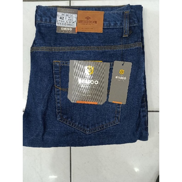 UNESCO DENIM JUMBO SIZE 39 - 44 / JEANS PANJANG DENIM UKURAN 39 - 44