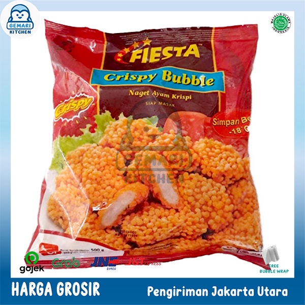 FIESTA CRISPY BUBBLE CHICKEN NUGGET 500 GRAM