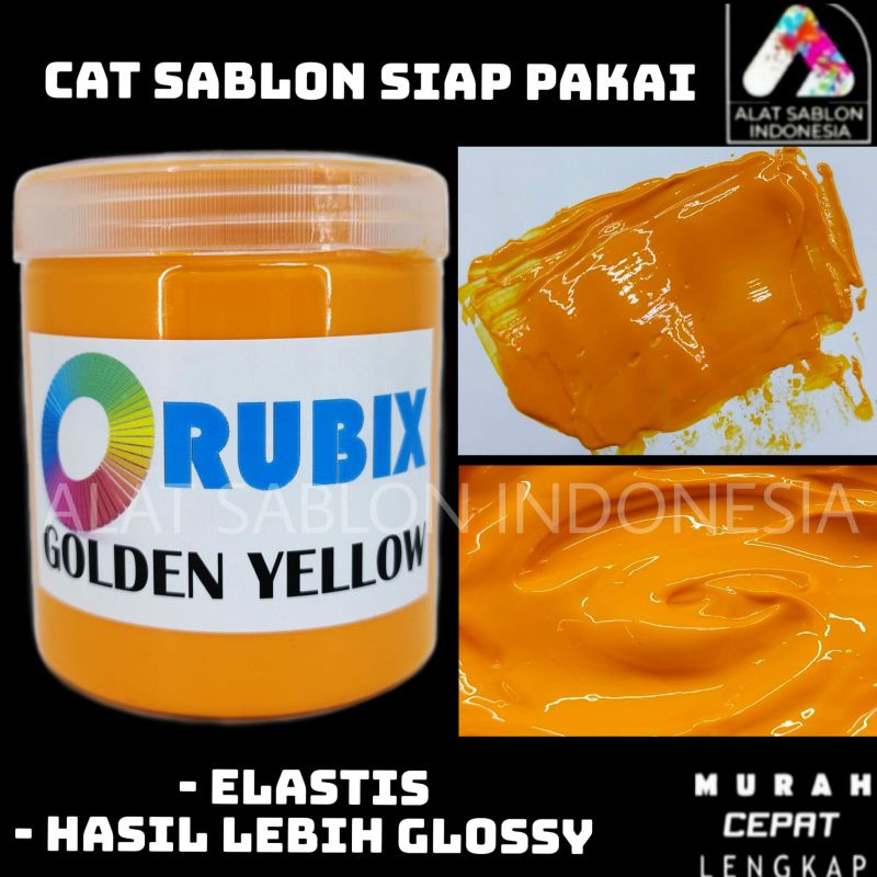 

CAT SABLON PASTA GL RUBBER WATER BASED CAT AKRILIK GOLDEN YELLOW G500GR