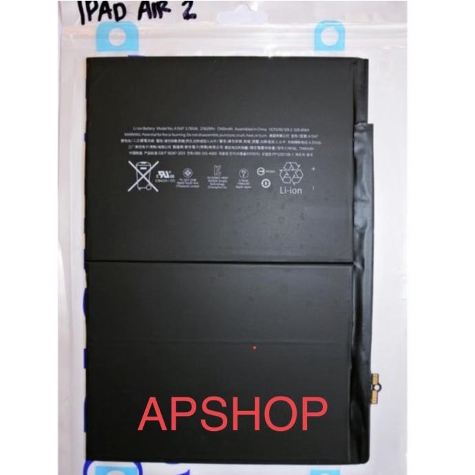 Baterai Batre Batrai Apple Ipad Air 2 Ipad 6 A1547 Original Battery