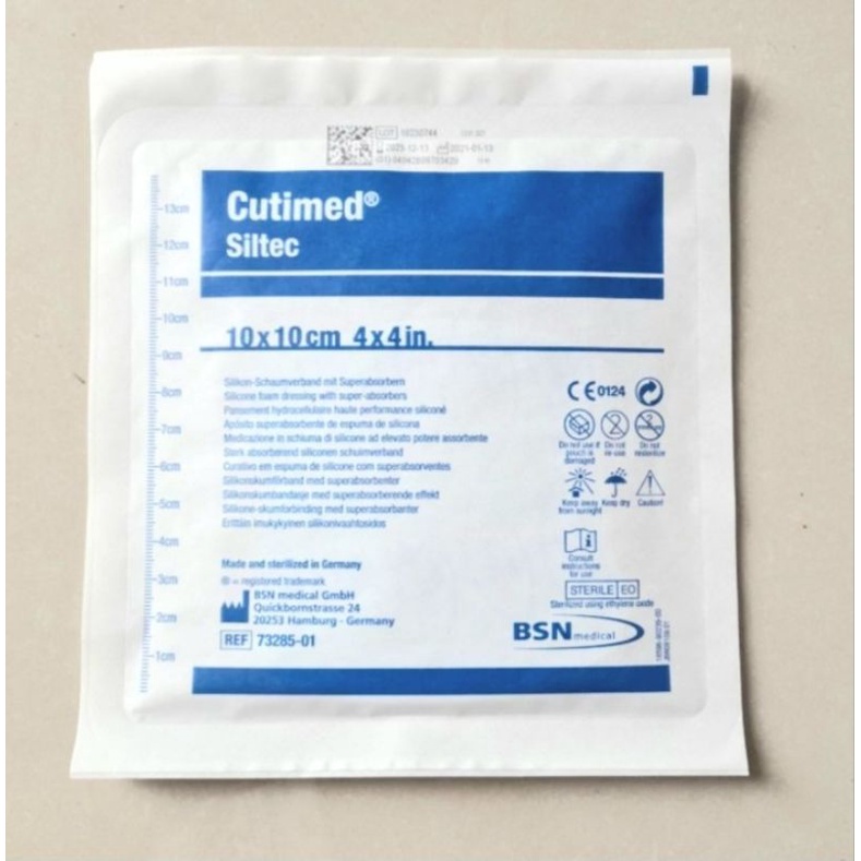 Cutimed Siltec 10 x 10cm Cutimed Siltec 10 x 20 Cutimed Siltec BSN