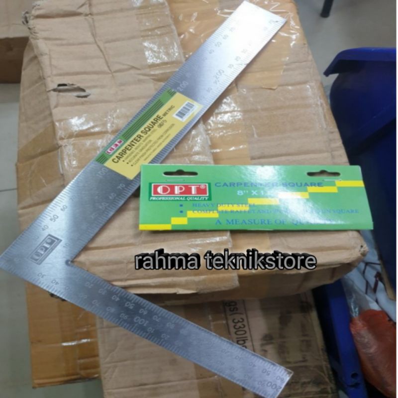 

Penggaris Siku Tukang 40 x 60cm Steel Carpenter Square
