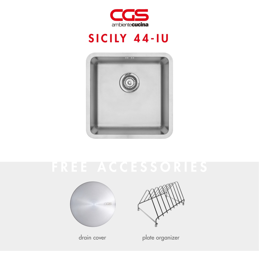Bak Cuci Piring CGS Sicily 44 Stainless Steel Kitchen Sink