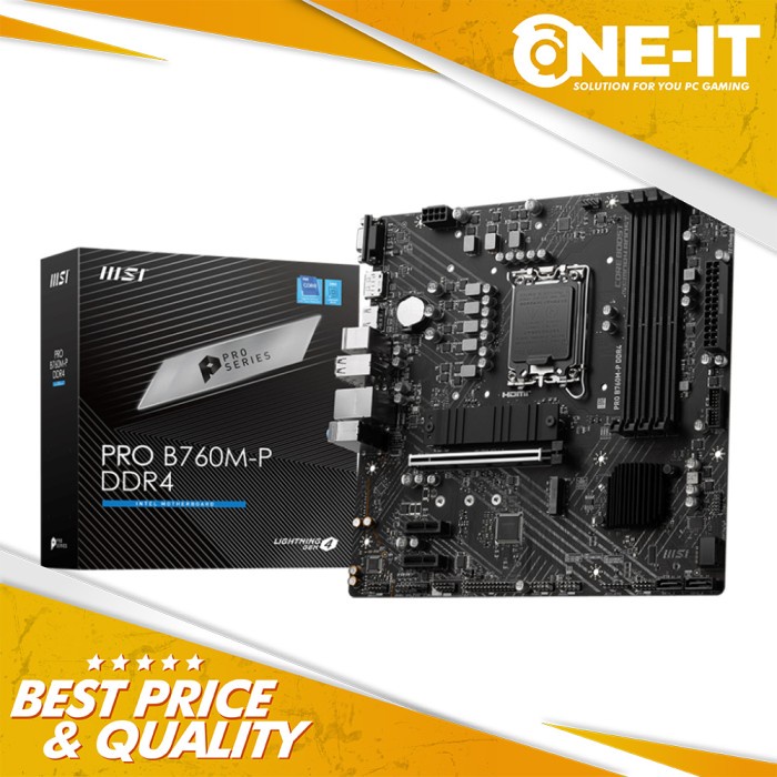 Motherboard MSI PRO B760M-P DDR4 INTEL B760 LGA 1700