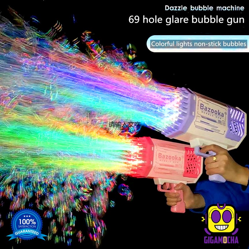Bubble Bazooka Gatling Gun - Mainan  Gelembung PREMIUM Quality