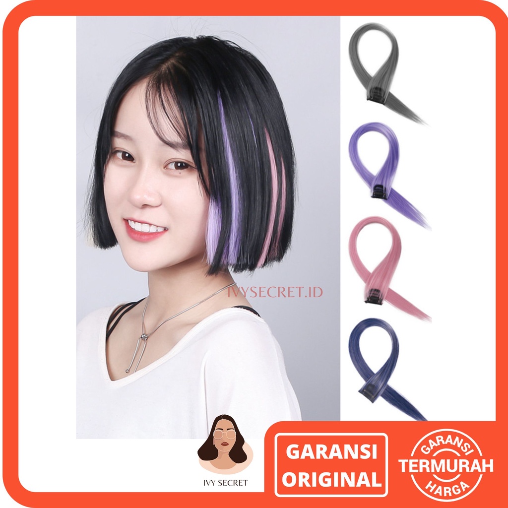 Hair Clip Warna Warni Hair Clip Rambut Hairclip Hairpiece Hair Clip Lurus Hair Clip Panjang Jepit Rambut Palsu