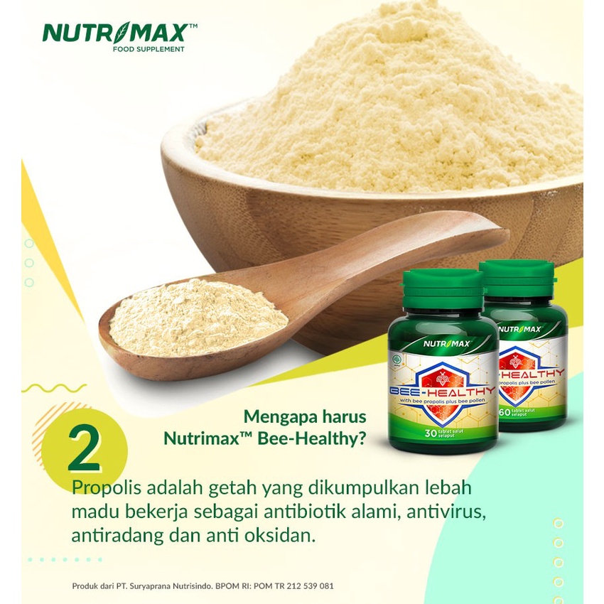 Nutrimax Bee Healthy - Antioksidan &amp; Daya Tahan Tubuh