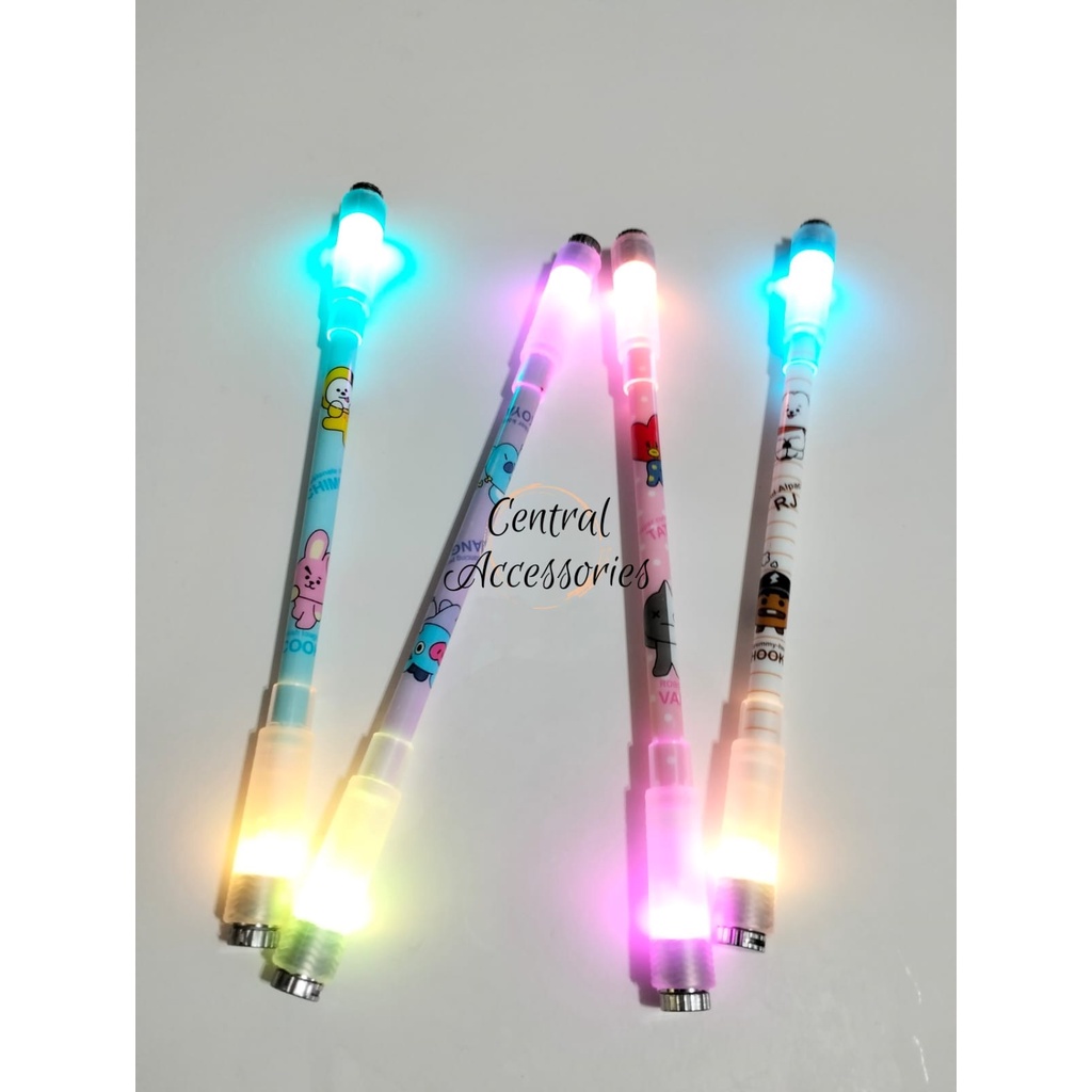 [CT] PEN SPINNING LED PEN PUTAR SPINNER LED