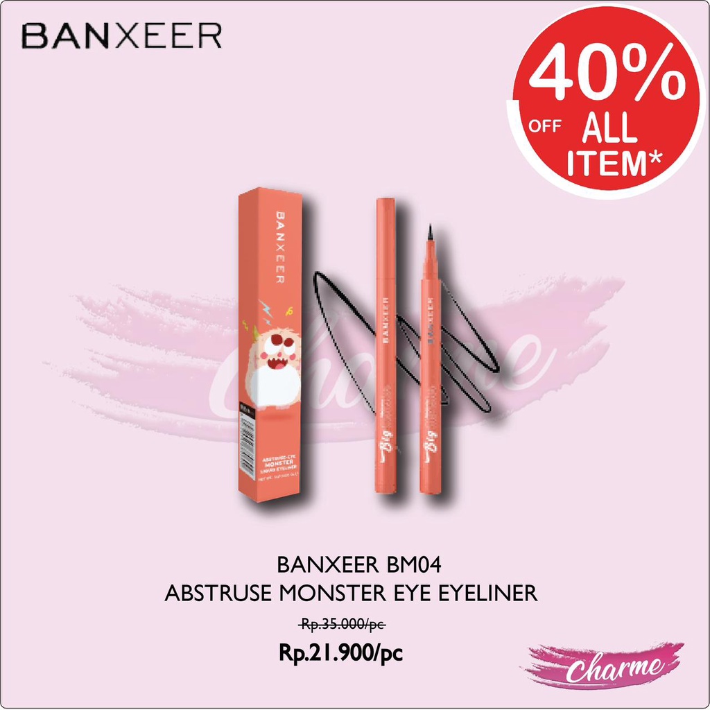 (READY &amp; ORI) Banxeer Abstruse-Eye Monster Liquid Eyeliner Pencil BM04