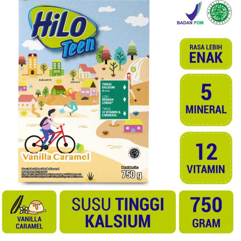 

Terupdate HiLo Teen Vanilla Caramel 750 gr HiLo Teen Chocolate 750 gr 45