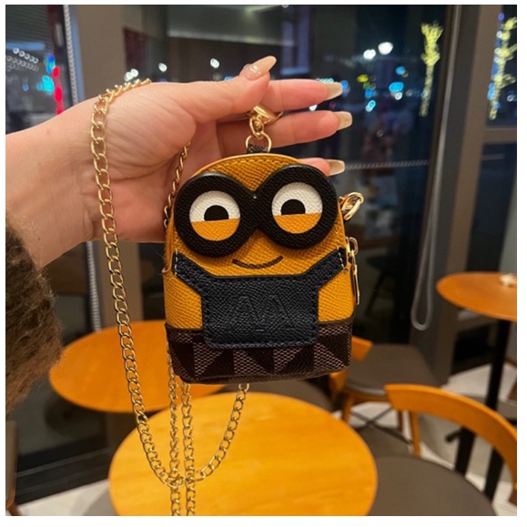 MINION Sling bag Mini Tas Selempang Makeup Wanita Lucu Koren Dumpling Mini Lucu Kecil Style Chikoisme