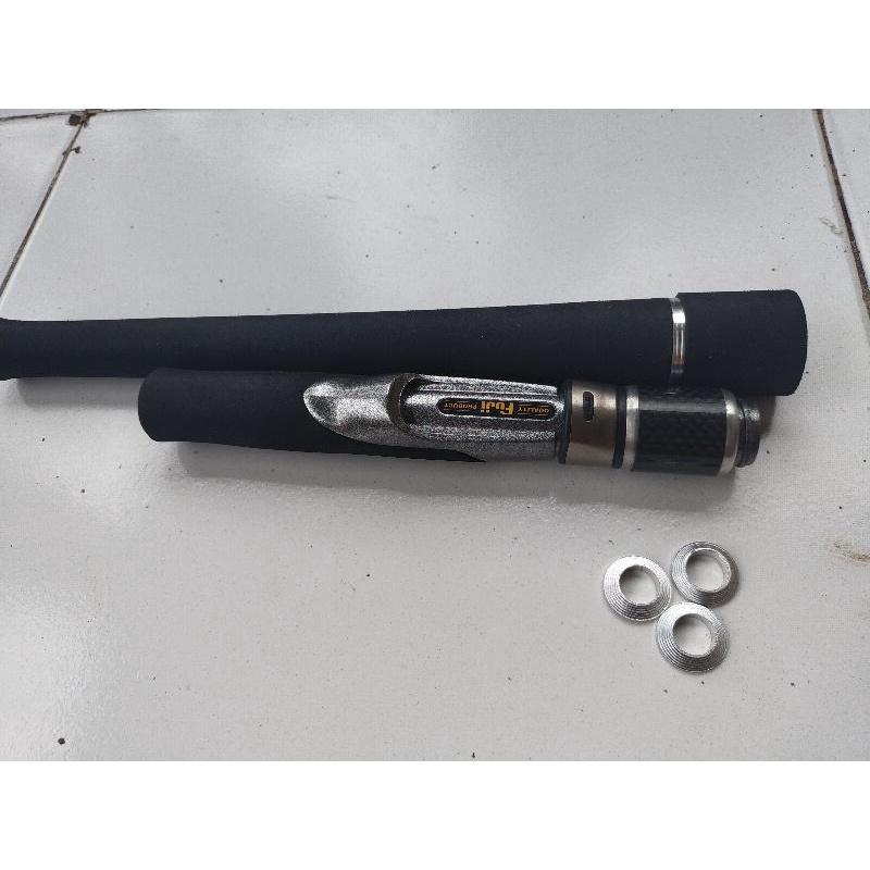 SUDAH READY LAGI....reel seat fuji siap pasang