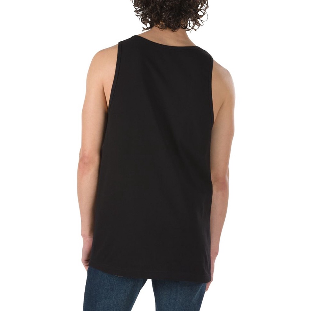 KAOS TANK TOP VANS OFF THE WALL | VANS CLASSIC TANK BLACK WHITE