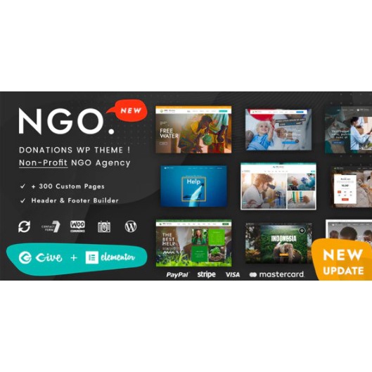 NGO 1.6 – Charity Donation WordPress Theme - Wordpress Theme