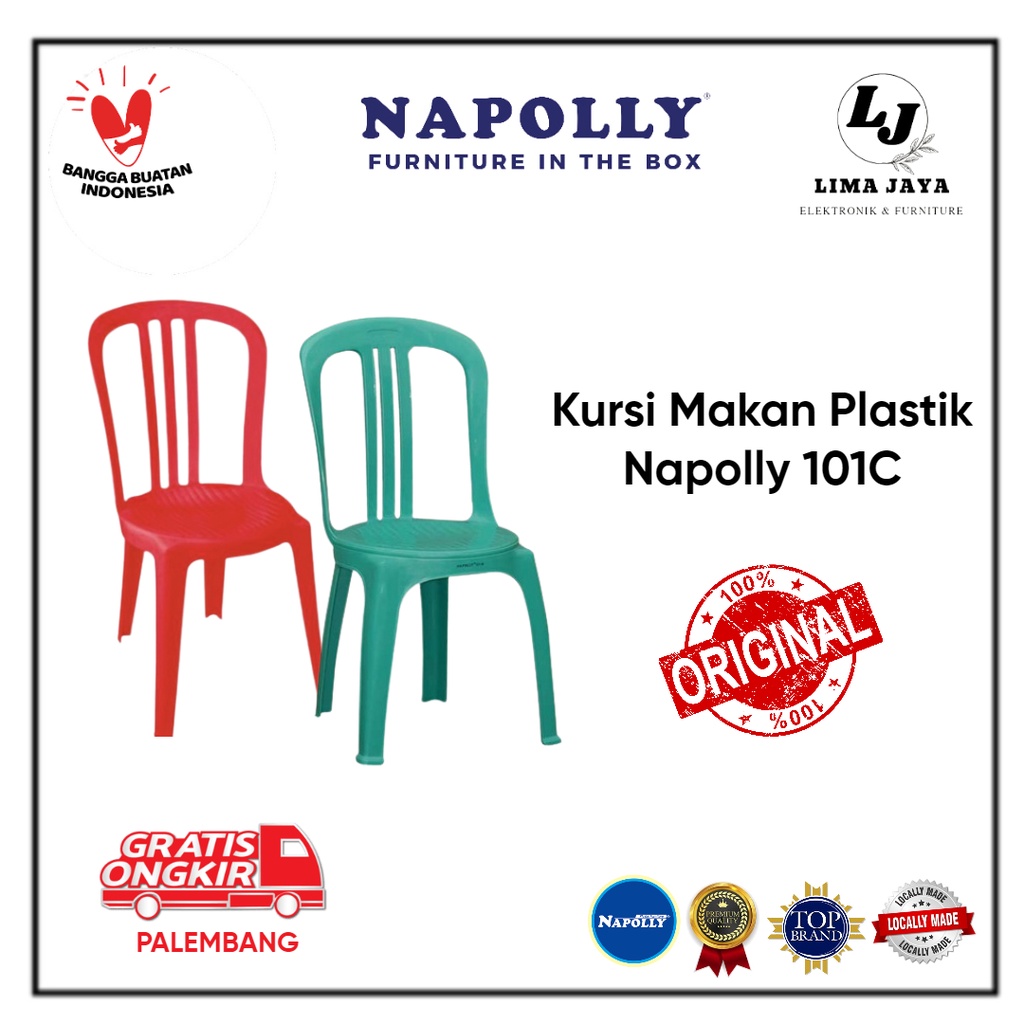 Kursi Plastik Makan Napolly 101C Kursi Makan Napolly