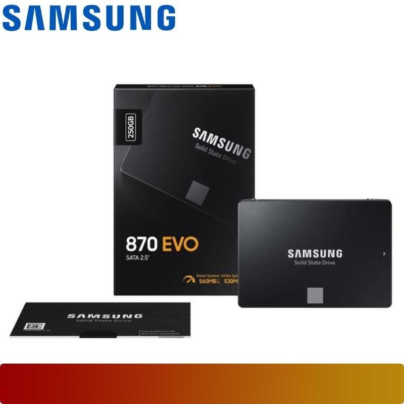 SSD SAMSUNG 250GB - SAMSUNG 870 EVO SATA 2.5" SSD 250GB | SSD SATA 2.5" 250GB