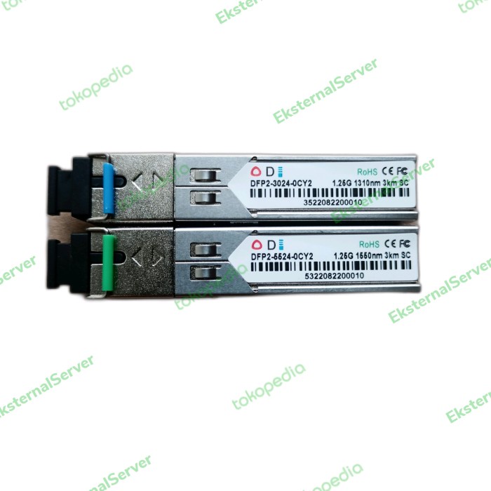 Produk Terbaru Sfp 1.25G Bidi 3Km Sc Odi Hsgq Original (Sepasang)