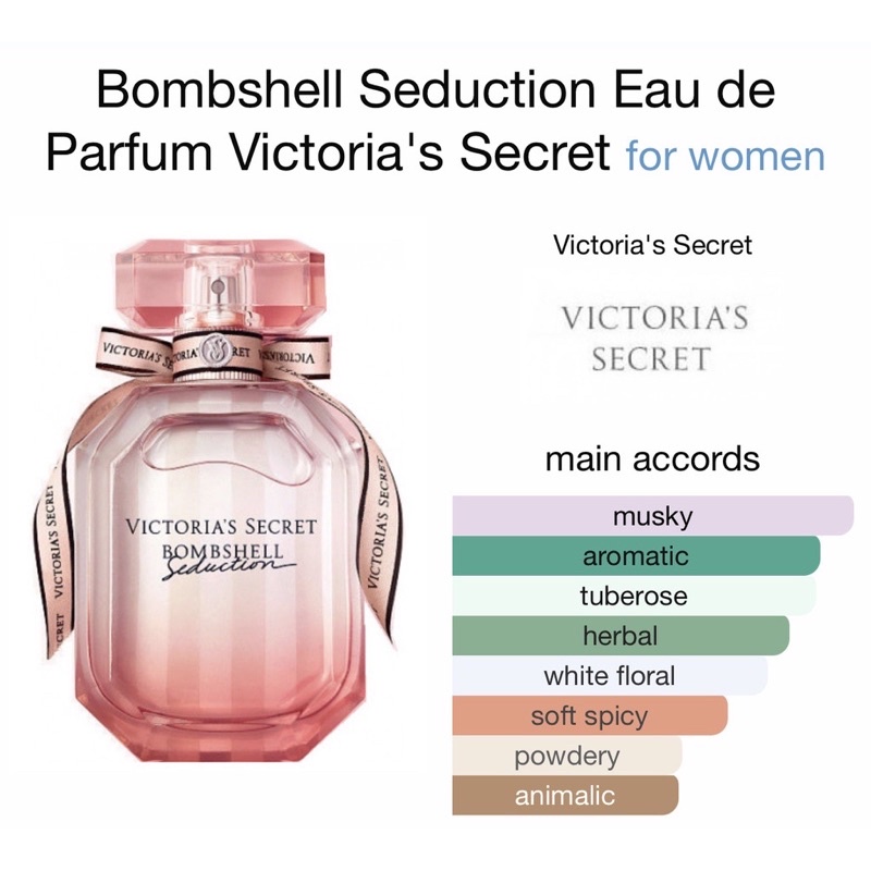 Perfume 100 ML Bombshell Seduction Eau de parfum Victoria's Secret Original Singapore