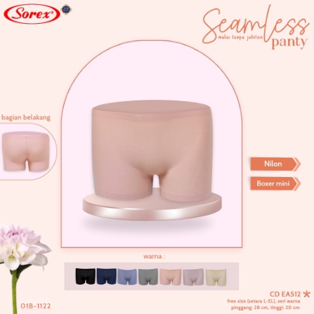 CD SOREX WANITA CD BOXER SEAMLESS CD EA512