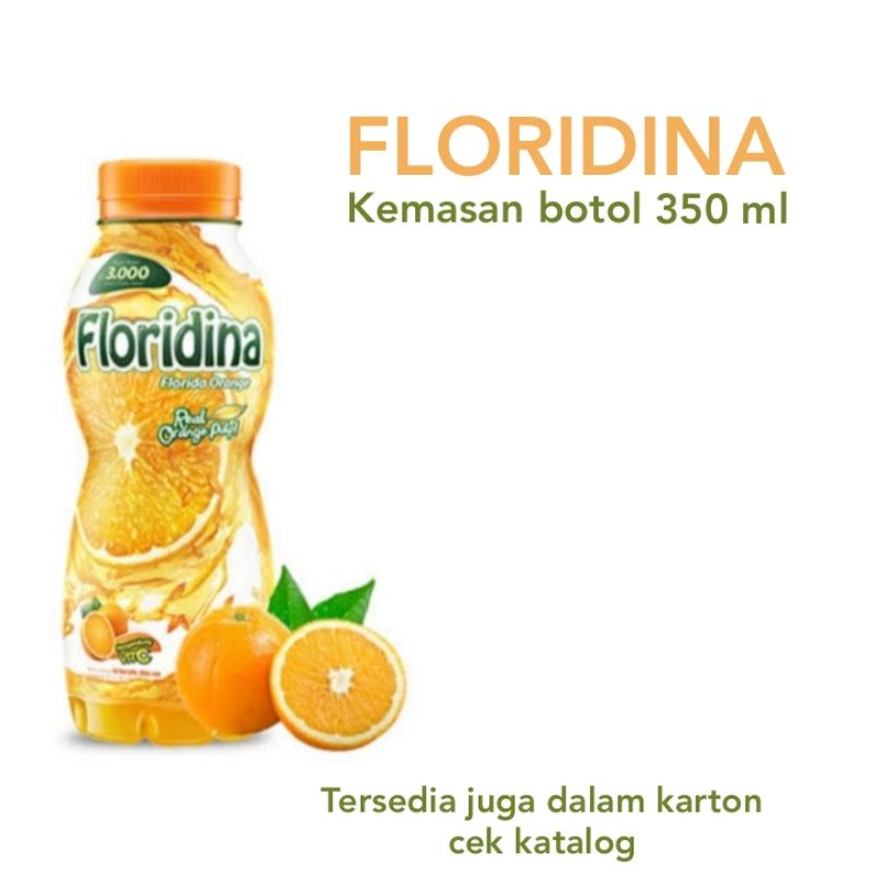 

[Harga Grosir] Minuman Floridina kemasan Botol isi 350 ml rasa jeruk