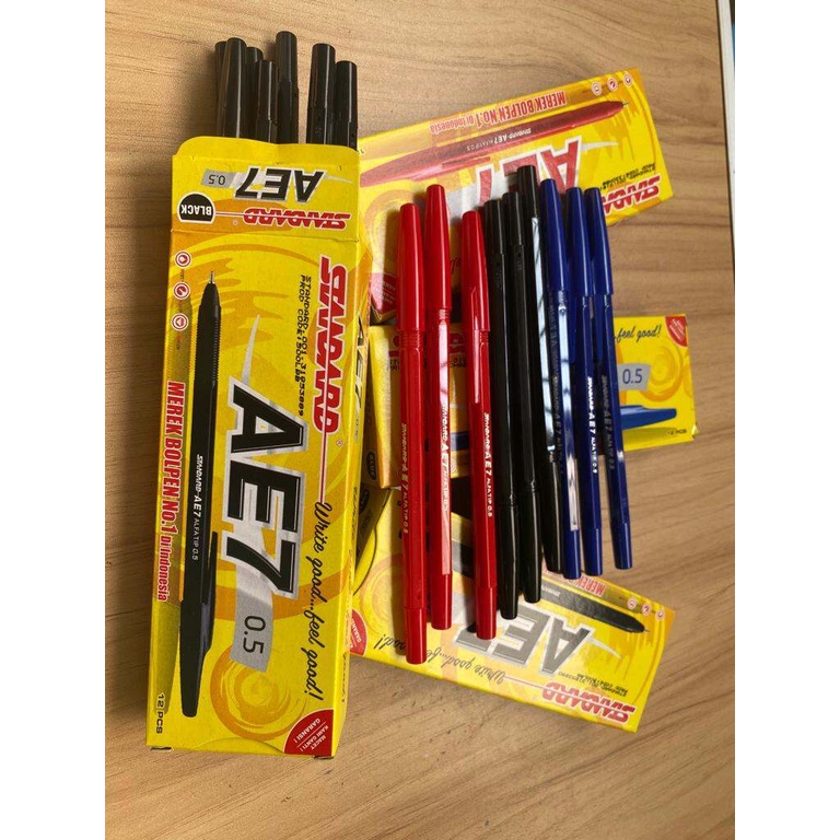 

Bolpoint Standart AE 7 || Pen Murah || 12 pcs ||