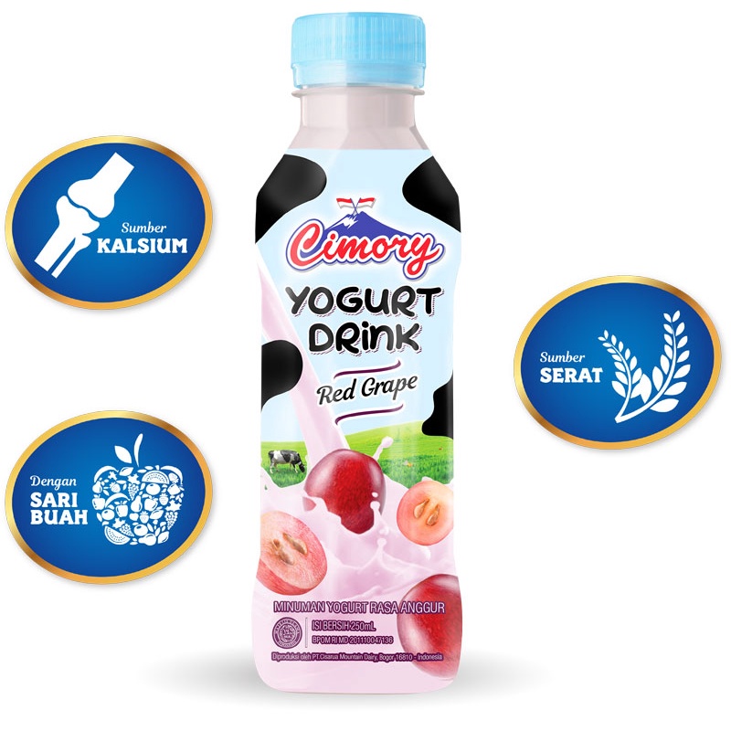 

Cimory Yogurt Drink (Red Grape) 240ml