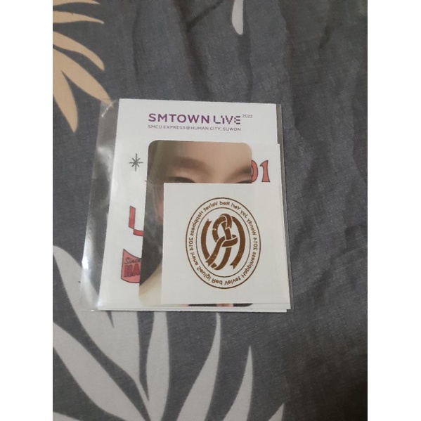 SMCU AR TATTOO STICKER SET IRENE RED VELVET SEALED PHOTOCARD PC