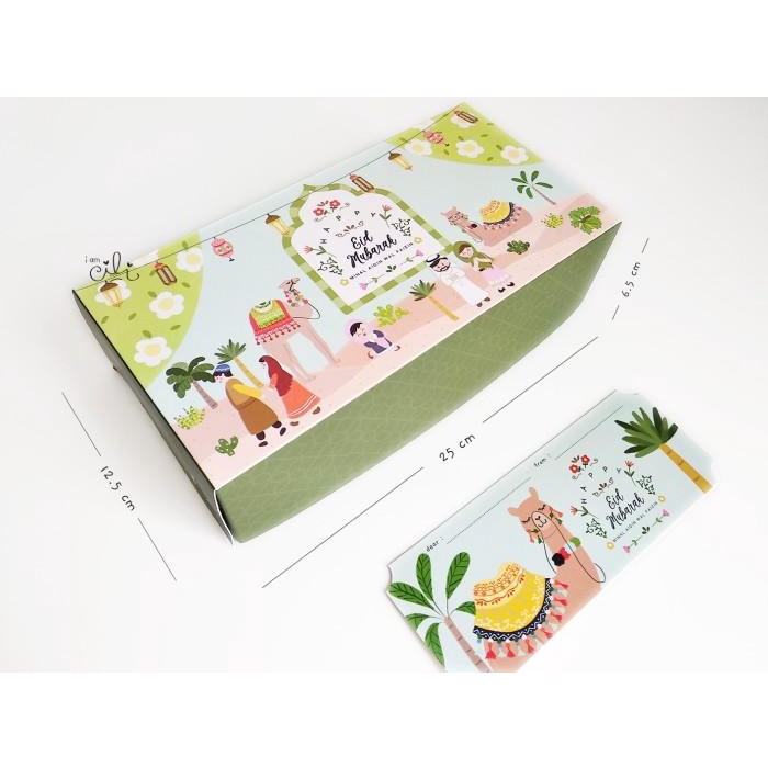 

(Box Aliyah ) Box Bogul / 2 Toples 250Gr Lebaran Idulfitri Eid 019