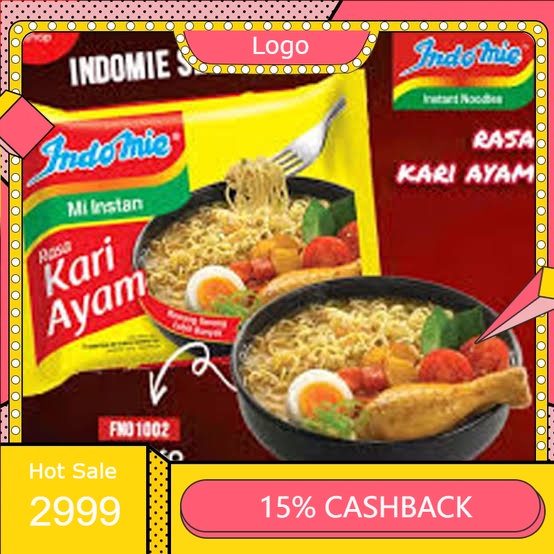 

INDOMIE INSTAN RASA KARI AYAM 85G