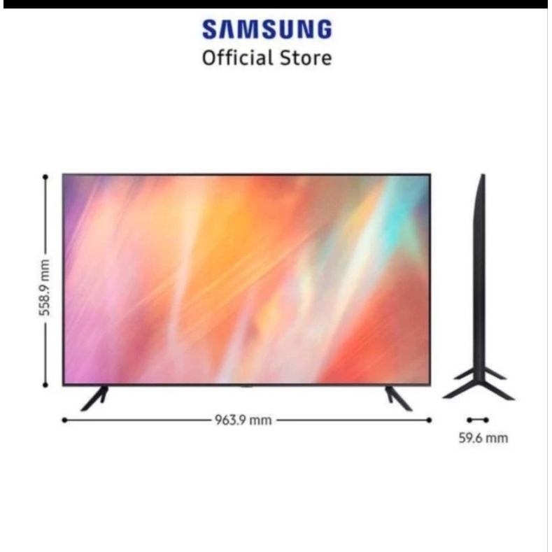 Smart TV LED Samsung Crystal UHD 43 Inch 43AU7000