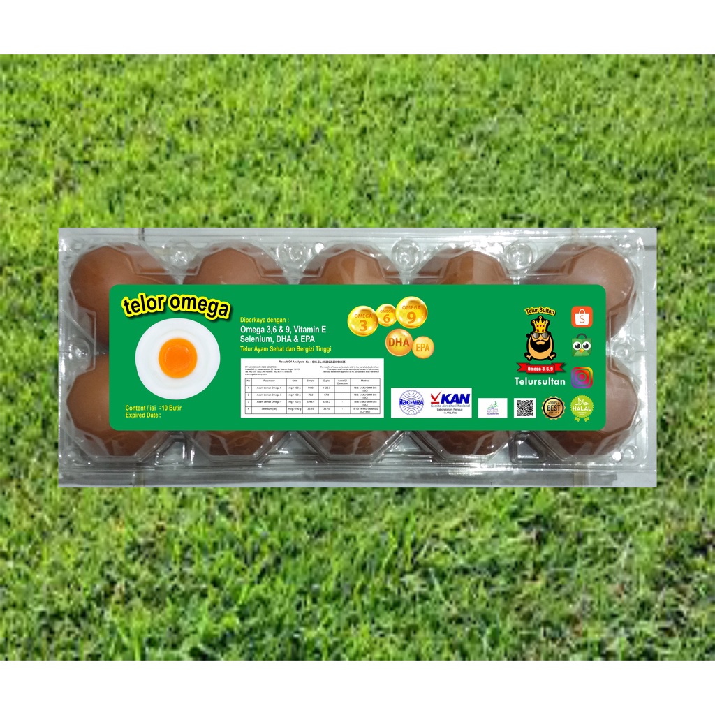 

Telur omega 3 sehat fresh higienis dan bergizi tinggi